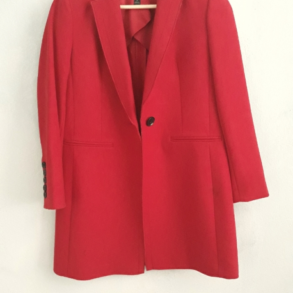 Banana Republic Red Wool, Size 2 - Picture 10 of 11